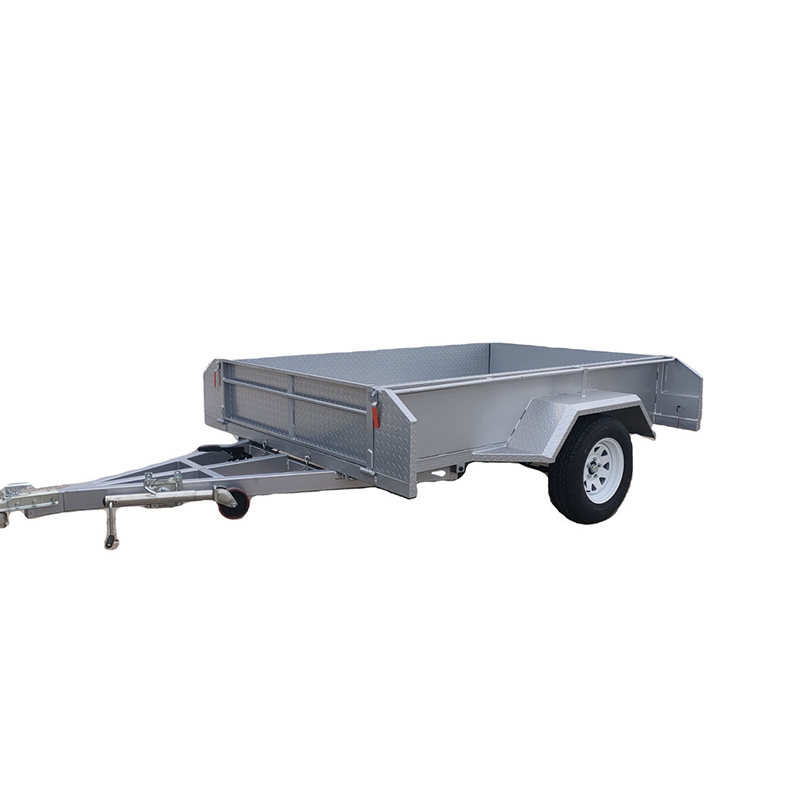 Remolque de coche de aluminio pequeño portátil y resistente a la corrosión