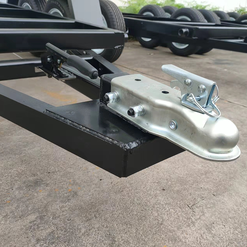 Minirremolque excavador galvanizado para equipos de construcción y paisajismo