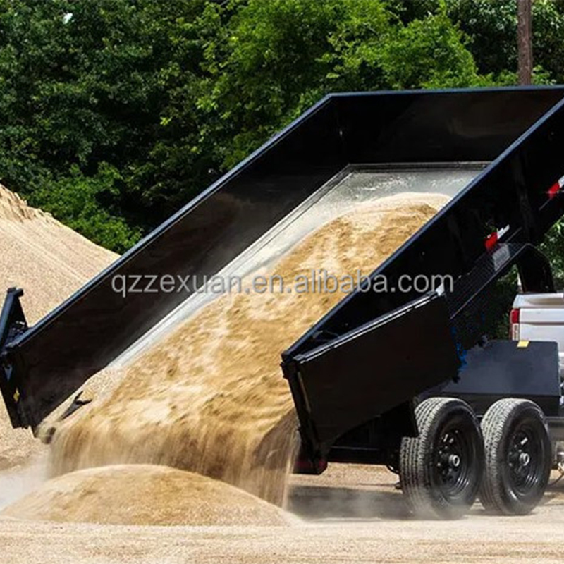 Remolque volquete agrícola con volquete hidráulico para tractores agrícolas