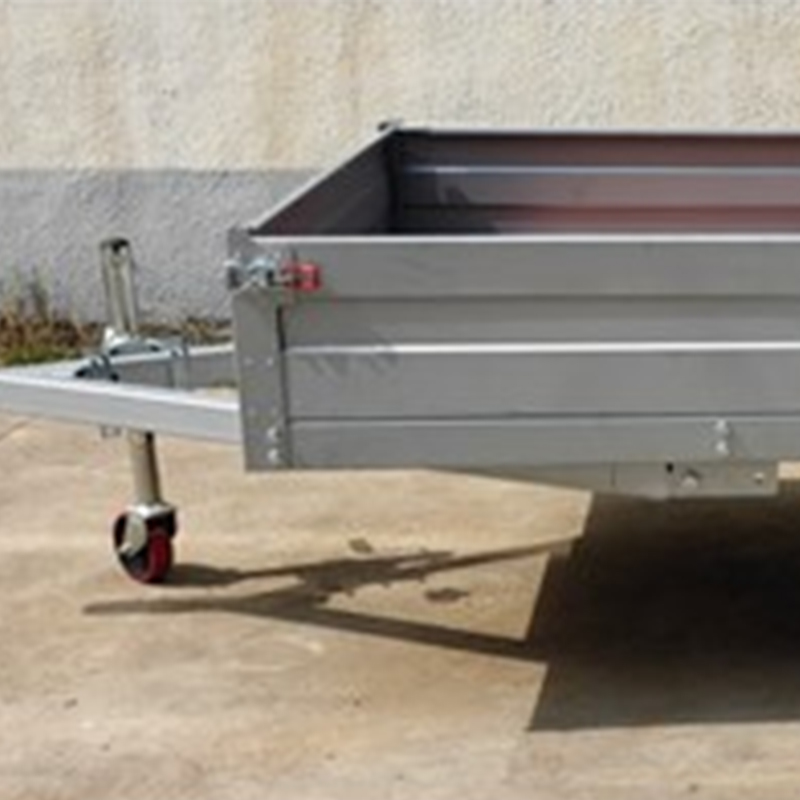 Remolque utilitario galvanizado de alta resistencia para trabajos al aire libre
