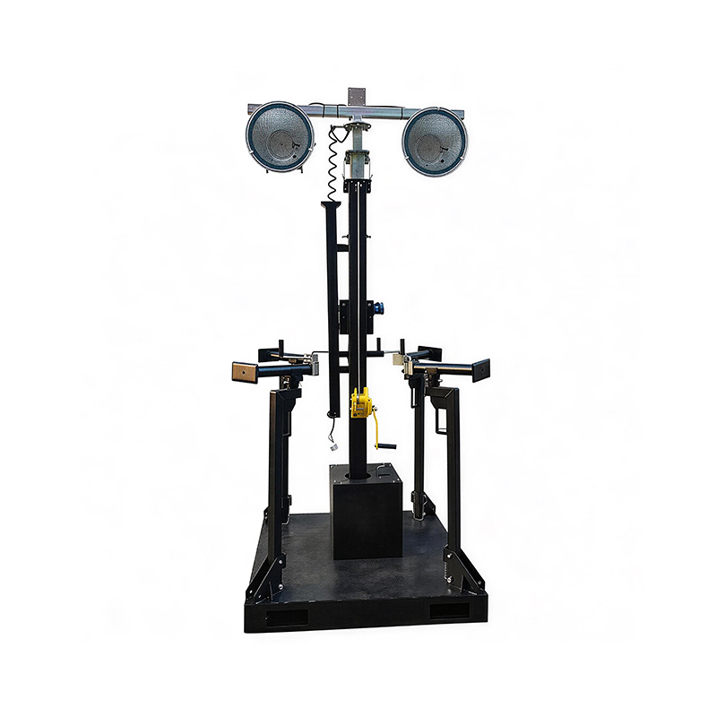 Torre de luz móvil portátil con generador diésel de 6,5 kW