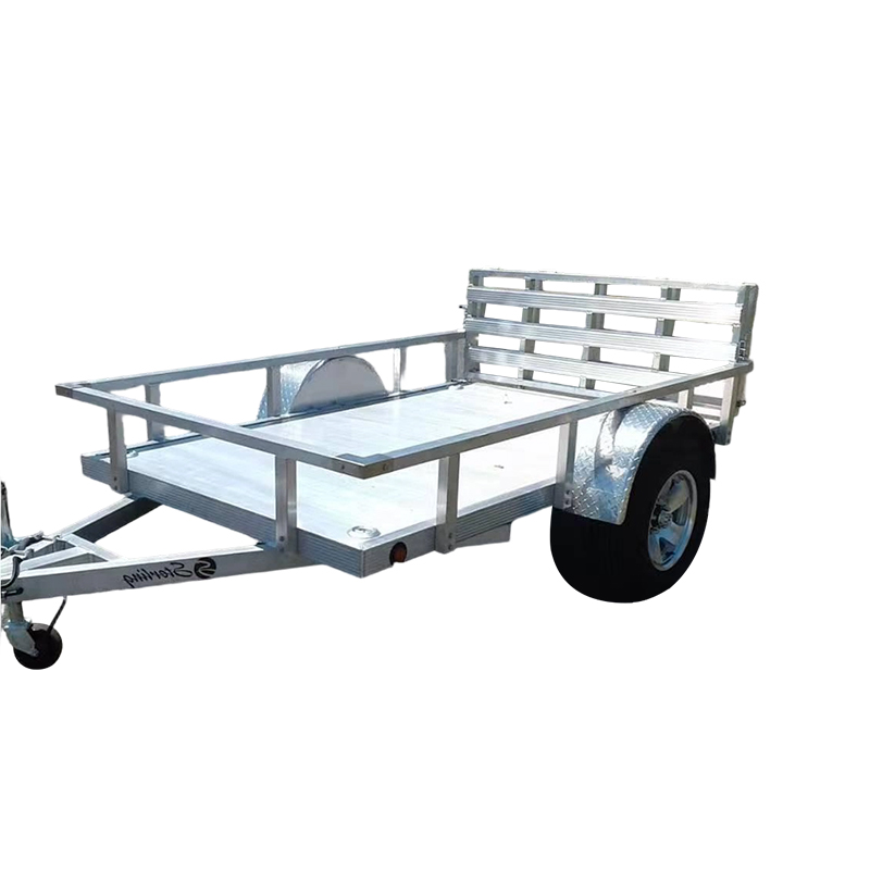 Minirremolque excavador ligero de aluminio