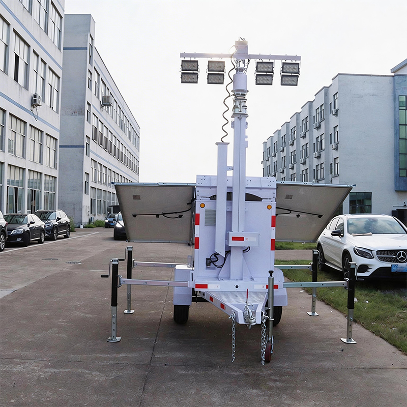 Torre de luz solar contra inundaciones LED alimentada por energía de litio