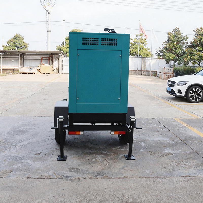 Grupo electrógeno diésel silencioso, unidad de potencia móvil para uso industrial