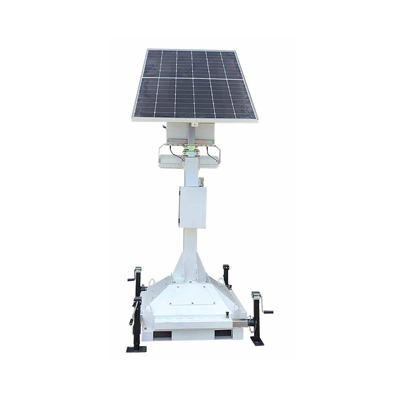 Torre de farolas con paneles solares de mástil asequible para supermercado